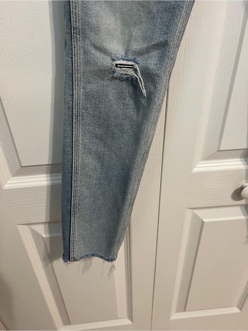 Ralph Lauren Tompkins Mid-Rise Skinny Crop Blue Denim Jeans - Picture 3 of 7